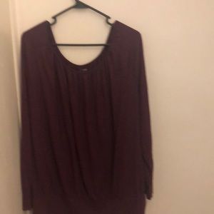 Long sleeve glitter shirt